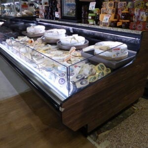 Refrigerated Cheese Display Case - Customized Low-Profile Multi-Deck Grab & Go Merchandiser - Atlantic Food Bars - ILR 1