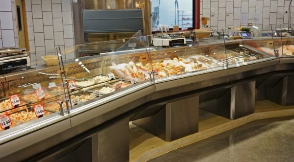 Refrigerated Seafood Display Cases on Pedestal Bases - Atlantic Food Bars - FSCN-W-P 3