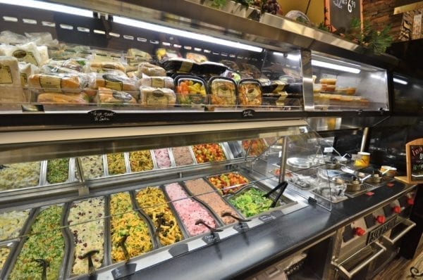 Salad Bar and Soup Bar with Overhead Refrigerated Grab and Go Canopy - Atlantic Food Bars - SLSB19236 SOG4836-RC 2