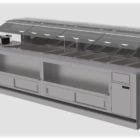 Self Service End Cap Hot Food Bar with Soup Wells and Rice Cooker - Atlantic Food Bars - HFB14434-SBM 1
