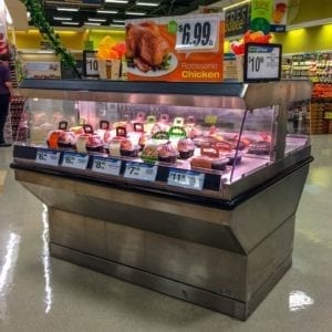 Single Level Shop Around Hot Rotisserie Chicken Grab and Go Merchandiser - Atlantic Food Bars - IHH6353 1
