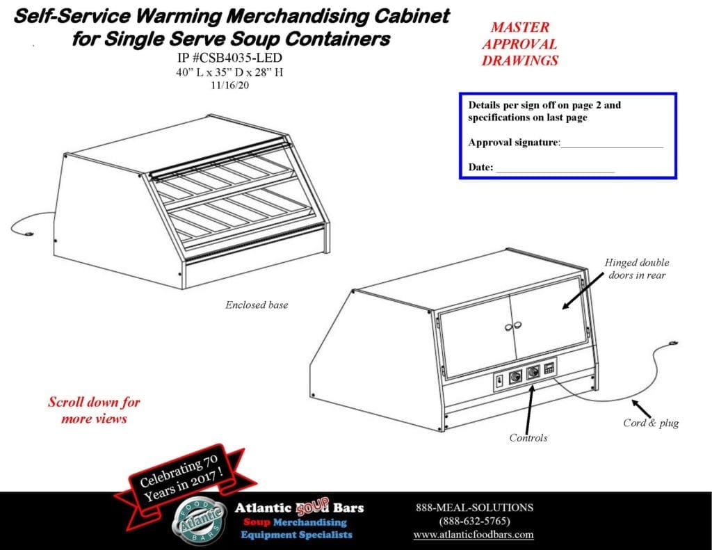 Atlantic Food Bars - Single and Double Sided Hot Soup Saver for Conversion to Grab and Go Soup Merchandising - CSB Drawings_Page_1