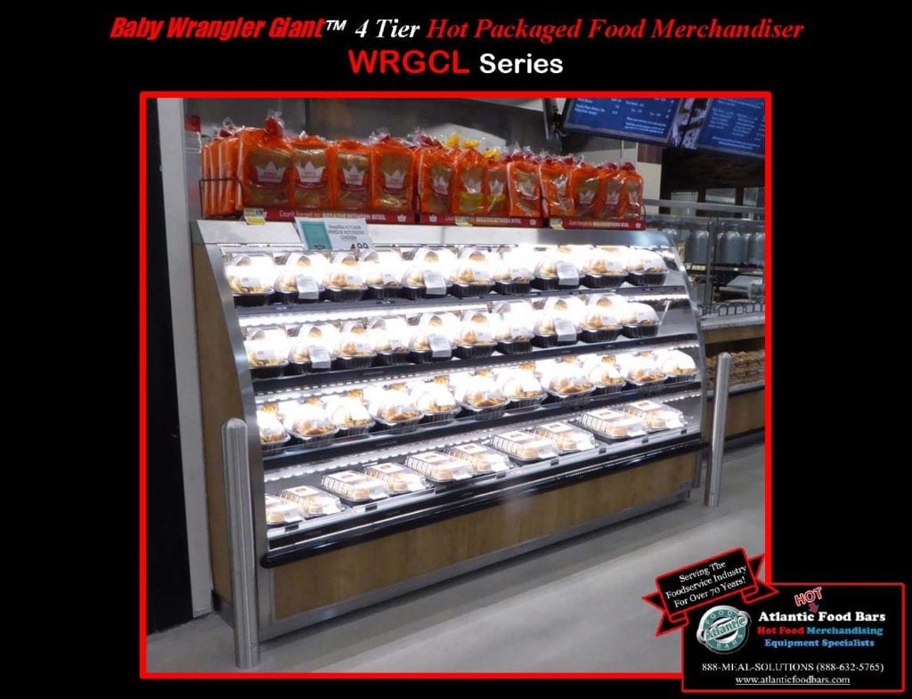 Atlantic Food Bars - Convertible Full to Self Service Hot Food Bar - In-Line with Baby Wrangler Giant Four Level Hot Grab & Go Case - SHFBCS WRGCL_Page_4