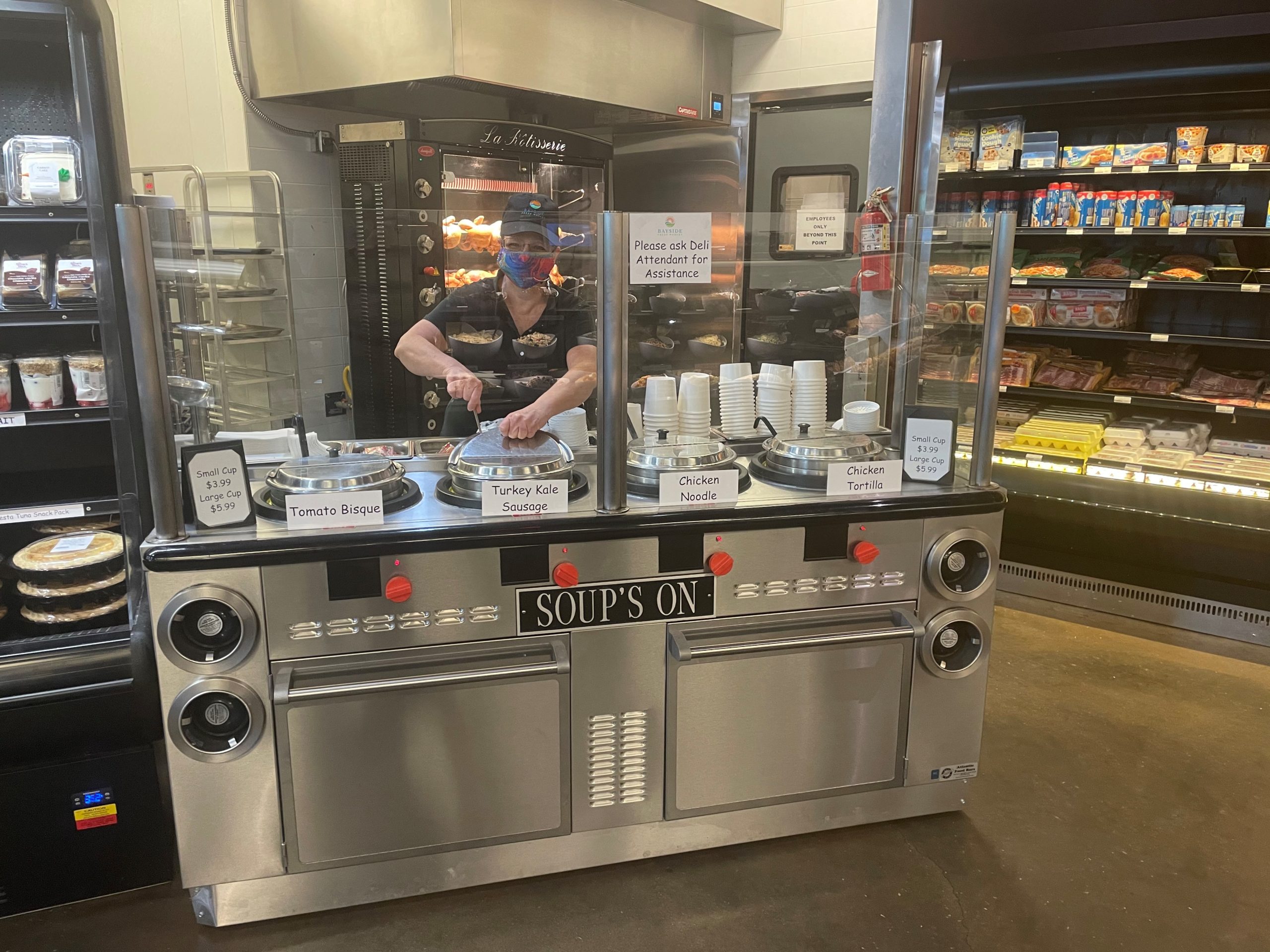 Atlantic Food Bars - Soup Bars with Sneezeguard Added - Modified for Full Service