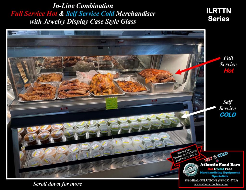 Atlantic Food Bars - Full Service Hot and Cold Deli Lineup with Jewelry Display Tops, Grab n Go and Dry Merchandising Wedge - SHFBJDC9639-AF, DCW4839, ILRTTN7248_Page_2