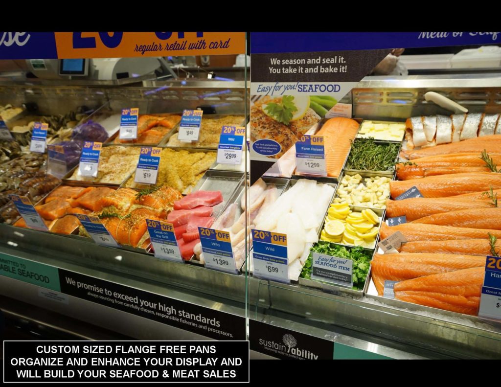 Atlantic Food Pans - Custom Sized Flange Free Meat and Seafood Pans - Available with NSF Approved Rounded Corners 2