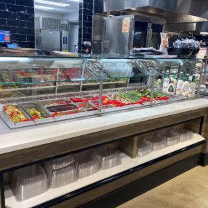 Convertible Self-to-Full Service Refrigerated Salad Bar - SB10043N7-CSZ