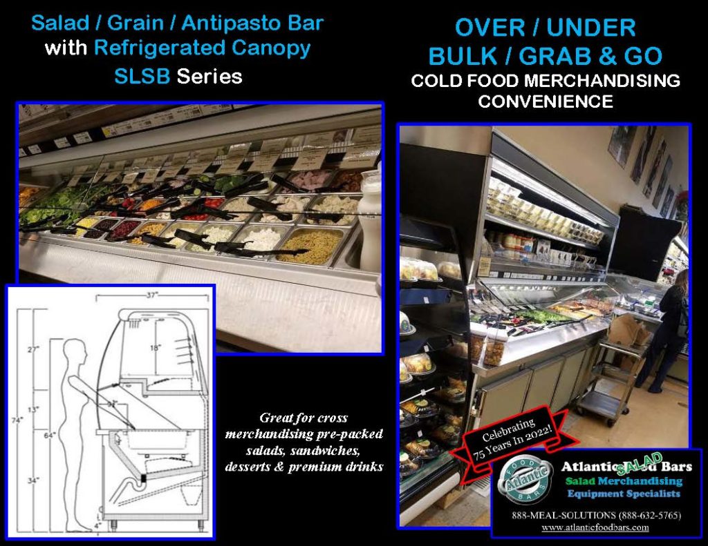 Custom Merchandising Lineup In L-Shaped Format - Salad Bar with Refrigerated Grab & Go Canopy, Self Service Hot Food Bar and Soup Bar - SLSB, HFB and SW Series_Page_2