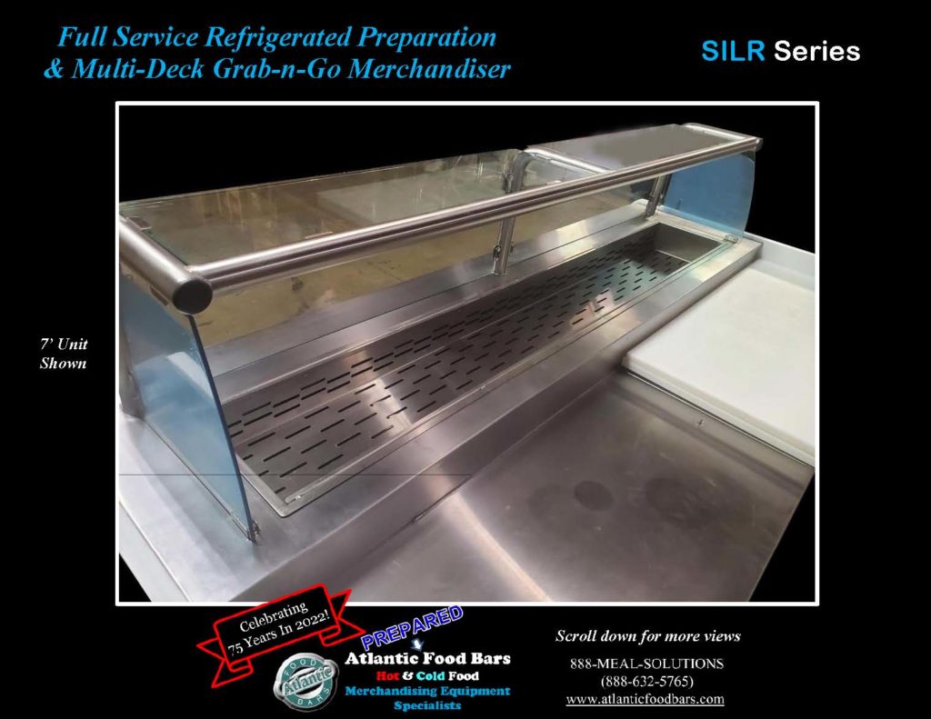 Atlantic Food Bars - Sandwich and Sushi Cases - Refrigerated Prep Stations with Grab and Go Packaged Food - SILR_Page_3