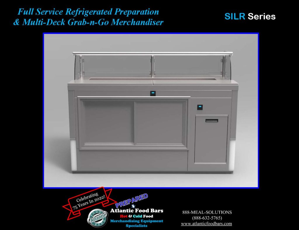 Atlantic Food Bars - Sandwich and Sushi Cases - Refrigerated Prep Stations with Grab and Go Packaged Food - SILR_Page_6