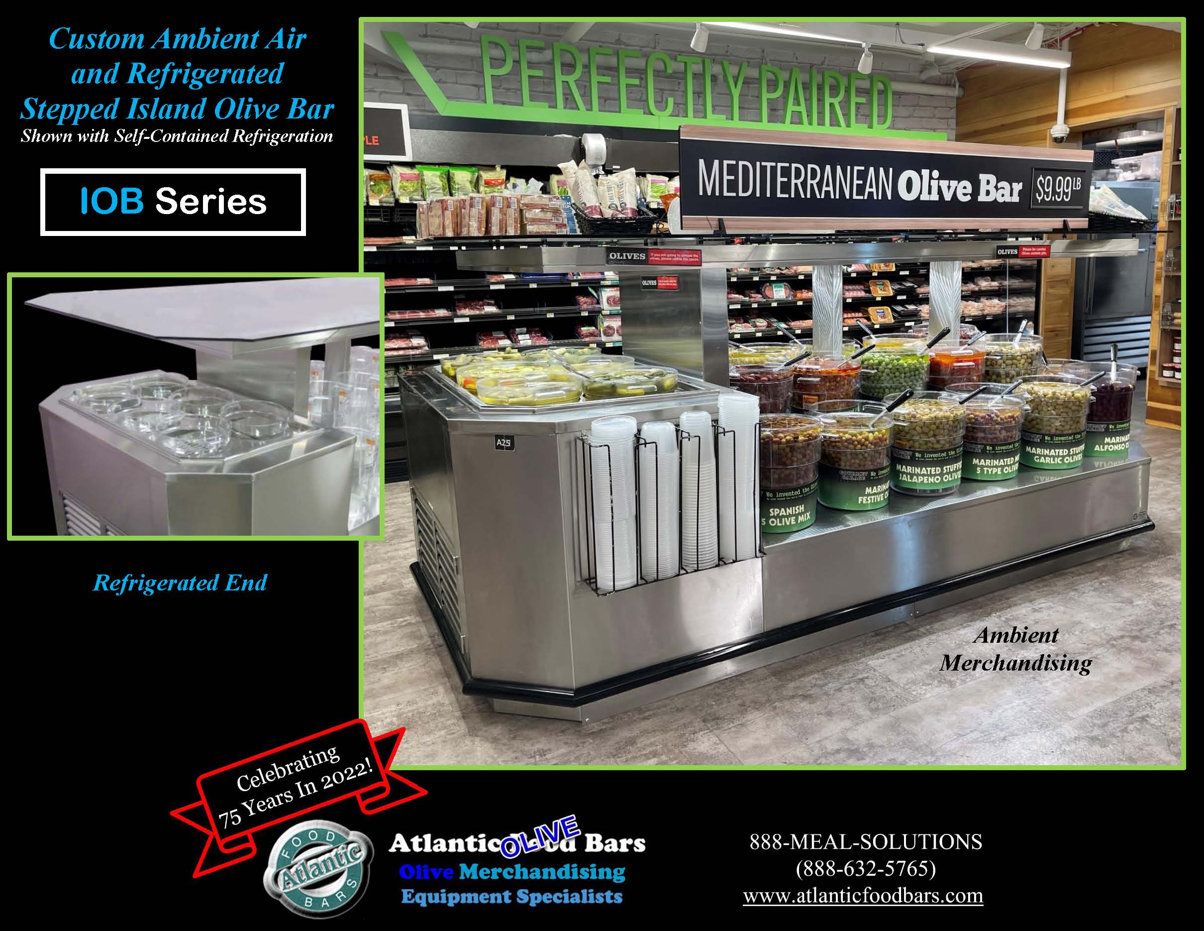 Atlantic Food Bars - Custom 10' Ambient Air and Refrigerated Stepped Island Olive Bar - IOB12060-ECS-SC_Page_2