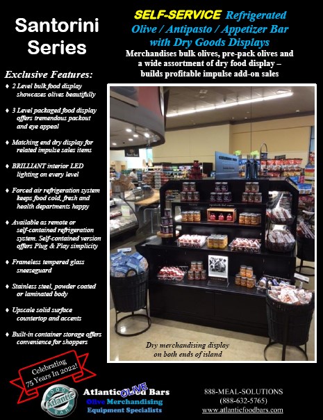 Atlantic Food Bars - Self Service Refrigerated Bulk and Packaged Olive Bar Island with Dry Goods Displays - Santorini Series_Page_7