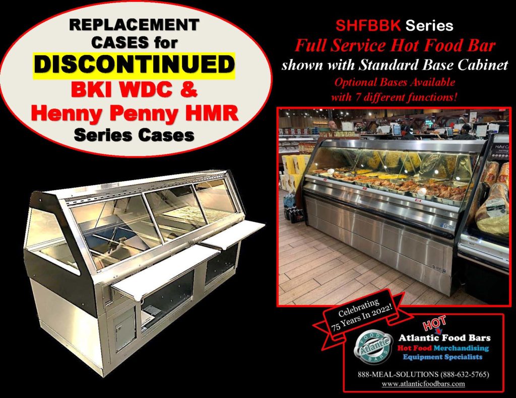 Atlantic Food Bars - Discontinued Henny Penny HMR & BKI WDC Replacement - Full Service Hot Food Bars - SHFBBK9638-PS-SPK-UO_Page_1