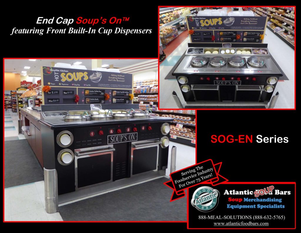 Atlantic Food Bars - 6' End Cap Soup Bar with Induction Wells, Granite Countertop and Built-In Rice Warmer - SOG-EN_Page_2