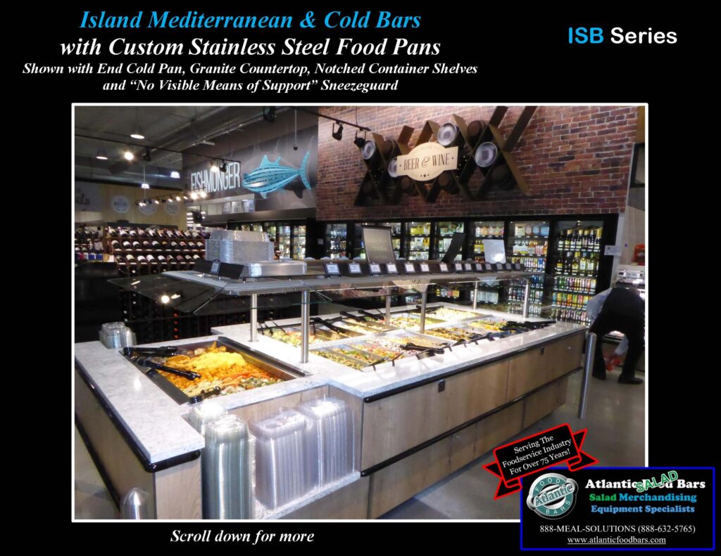 Atlantic Food Bars - Island Mediterranean and Refrigerated Food Bars with Custom Food Pans - ISB14268-FPR-FSPR2-GC-SCS2-VH_Page_1