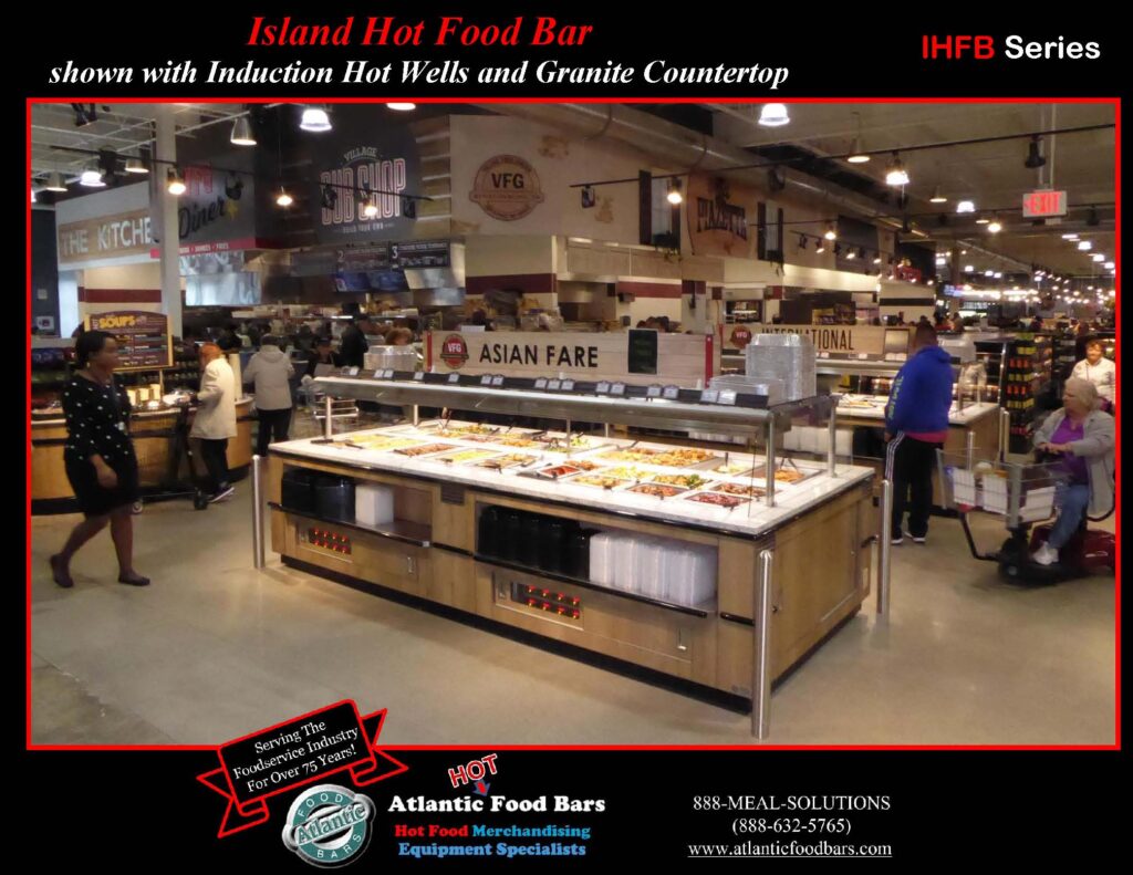 Atlantic Food Bars - Island Self Service Food Bars featuring Induction Hot Wells and Granite Countertop - IHFB14866-GC-IHW22_Page_2