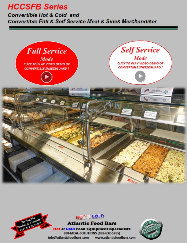 Atlantic Food Bars - Hot Food Bars with Convertible Sneezeguard for Interchangeable Full Service & Self Service Merchandising_002